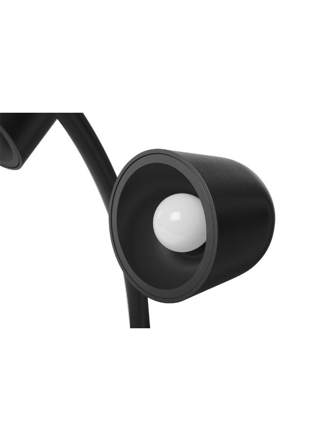 Fatboy مصباح طاولة فاتبوي ليتل ليبو (ارتفاع 42 سم) - أنثراسيت | قابل للتعتيم ضوء أبيض دافئ 2700 كيلفن، مصابيح قابلة للدوران، سطوع قابل للتعديل، للاستخدام الداخلي، فولاذ مطلي بالبودرة وألمنيوم، تصميم كرانين/غيله - Image 4